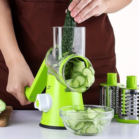 Manual Vegetable Cutter Slicer Multifunctional Round Slicer Gadget Multi-function Kitchen Gadget Food Processor Blender Cutter