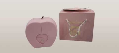 High Quality Apple Shape Jewelry Box