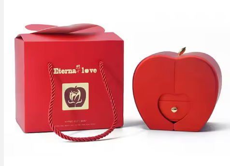 High Quality Apple Shape Jewelry Box