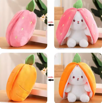 Transforming Rabbit, Rabbit Plush Cute Bunny, Bunny Stuffed Animal